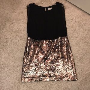 Sequin Skirt Cocktail Dress